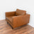 Catherine Leather Lounge Chair (Tan Leather)