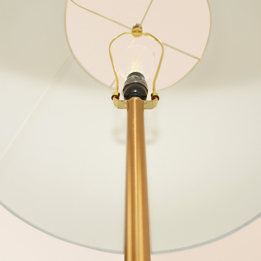 Celestial Modern Floor Lamp with Brass Accent Table | Ashcroft Imports Furniture