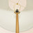 Celestial Modern Floor Lamp with Brass Accent Table | Ashcroft Imports Furniture