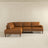 Corbin Luxurious Genuine Leather L-Shape Sectional Sofa | Ashcroft Imports Furniture