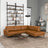 Corbin Luxurious Genuine Leather L-Shape Sectional Sofa | Ashcroft Imports Furniture