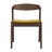 Dakota Dark Yellow Velvet Dining Chair (Set Of 2)