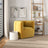 Delaney Mid-Century Modern Gold Velvet Swivel Accent Chair | Ashcroft Imports Furniture