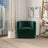 Delaney Mid-Century Modern Green Velvet Swivel Accent Chair | Ashcroft Imports Furniture