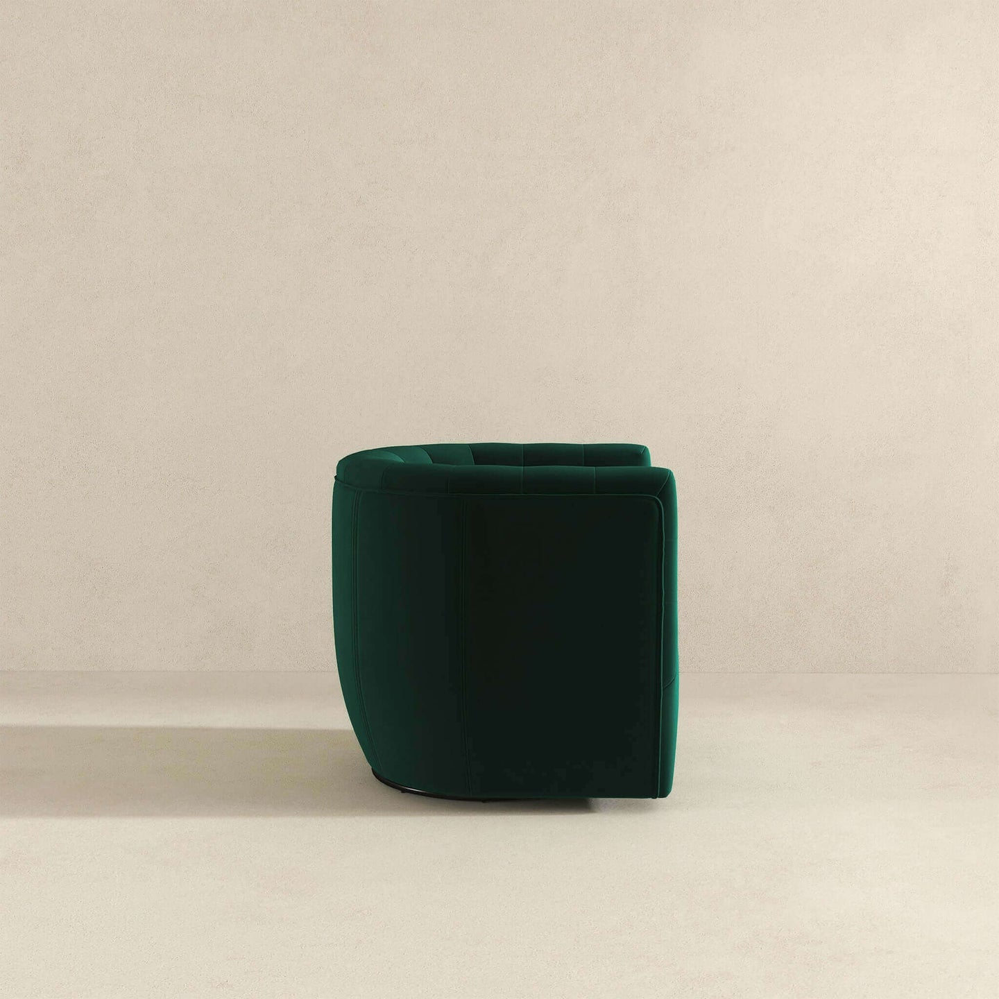 Delaney Mid-Century Modern Green Velvet Swivel Accent Chair | Ashcroft Imports Furniture