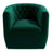 Delaney Mid-Century Modern Green Velvet Swivel Accent Chair | Ashcroft Imports Furniture