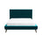 Dillon Teal Velvet Platform Bed(Queen Size)