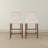 Dorian Beige Fabric Counter Chair (Set of 2)