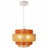 Dorset Pendant Lamp - White and Natural/Terracotta