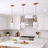 Dover Pendant Lamp - Bronze and Clear