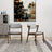 Edwin Light Gray Fabric Dining Chair - Ashcroft Furniture