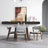 Edwin Light Gray Fabric Dining Chair - Ashcroft Furniture