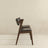 Edwin Mid Century Modern Black Vegan Leather Dining Chair - Ashcoft Furniture