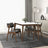 Edwin Mid Century Modern Black Vegan Leather Dining Chair - Ashcoft Furniture