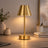 Elegance Rechargeable LED Table Lamp (Plated Brass)