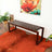 Christina Tan Leather Bench