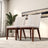 Elmwood Beige Fabric Dining Chair (Set Of 2)