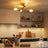 Ephemeral Four Lights Semi Flush Pendant Lamp