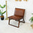 Everett Tan Leather Lounge Chair