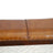 Chad Mid Century Modern Tan Leather Bench