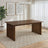 Frontignan Solid Wood Rectangular Dining Table with Ribbed Slab Legs | Ashcroft Imports Furniture