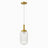 Gemma Pendant Lamp - Gold and Clear
