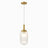 Gemma Pendant Lamp - Gold and Clear