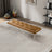 Harper Tan Genuine Leather Bench