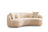 Bonita Ivory Boucle Sofa 91"