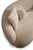 Bonita Ivory Boucle Loveseat 81"