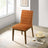 Ines Burnt Orange Velvet Dining Chair (Set Of 2)