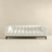 Melissa Mid-Century White Boucle Modern Sofa