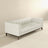 Melissa Mid-Century White Boucle Modern Sofa