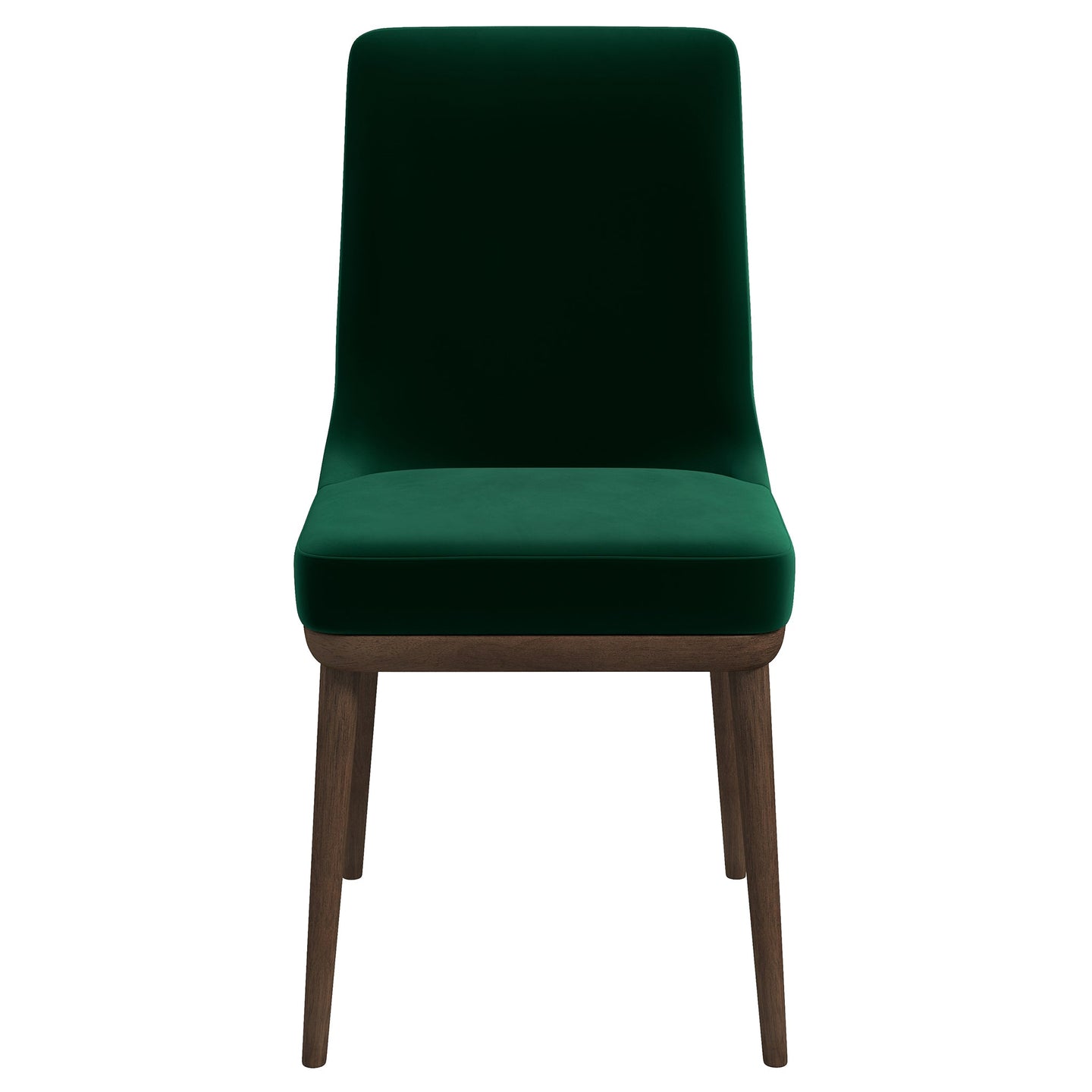 Kate Green Velvet Solid Wood Dining Chair (Set Of 2)