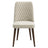 Katie Beige Velvet Dining Chair - Ashcroft Furniture