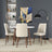 Katie Beige Velvet Dining Chair - Ashcroft Furniture