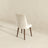 Katie Beige Velvet Dining Chair - Ashcroft Furniture