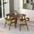 Lara Walnut Dining Table - Ashcroft Furniture