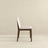 Laura  Beige Linen Solid Wood Dining Chair (Set Of 2)