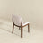 Laura  Beige Linen Solid Wood Dining Chair (Set Of 2)