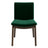Laura  Green Velvet Solid Wood Dining Chair (Set Of 2)