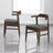 Leon Mid-Century Modern Grey Fabric Dining Chair (Set of 2)