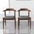 Leon Mid-Century Modern Grey Fabric Dining Chair (Set of 2)