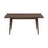 Levi Modern Style Solid Wood Rectangular Walnut Top Dining Table 63"
