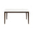 Lindsey Solid Wood White Top Dining Table