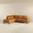 London Modern Premium Genuine Leather Left-Facing Sectional Sofa | Ashcroft Imports Furniture