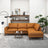 London Modern Premium Genuine Leather Right-Facing Sectional Sofa | Ashcroft Imports Furniture