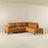 London Modern Premium Genuine Leather Right-Facing Sectional Sofa | Ashcroft Imports Furniture