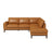 London Modern Premium Genuine Leather Right-Facing Sectional Sofa | Ashcroft Imports Furniture