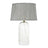 Luxora Table Lamp Gold - Clear and Grey